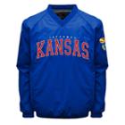 Men's Franchise Club Kansas Jayhawks Coach Windshell Jacket, Size: 4xl, Blue