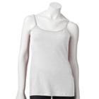 Women's Sonoma Goods For Life&trade; Everyday Scoopneck Camisole, Size: Xs, Grey