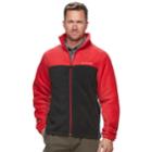 Big & Tall Columbia Flattop Ridge Fleece Jacket, Men's, Size: L Tall, Grey (charcoal)