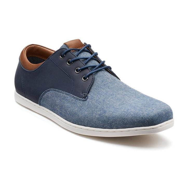 Sonoma Goods For Life&trade; Truman Men's Oxford Shoes, Size: 10, Blue (navy)