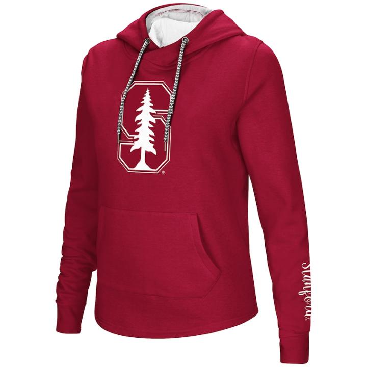 Women's Stanford Cardinal Crossover Hoodie, Size: Small, Med Red