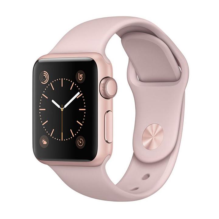 Apple Watch Series 1 (38mm Rose Gold Tone Aluminum With Pink Sand Sport Band)