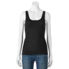 Juniors' So&reg; Henley Tank, Girl's, Size: Small, Black