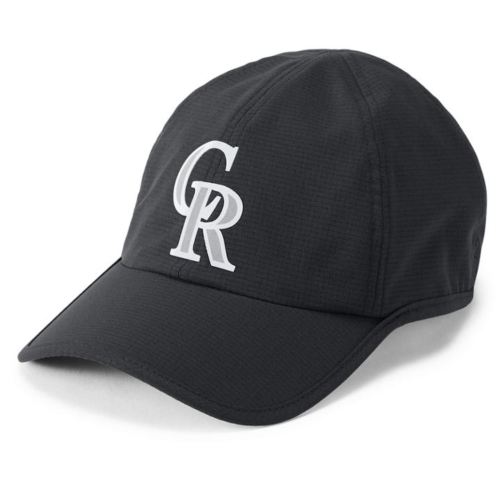 Men's Under Armour Colorado Rockies Shadow Airvent Adjustable Cap, Black
