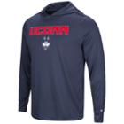 Men's Campus Heritage Uconn Huskies Hooded Tee, Size: Xl, Dark Blue