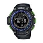 Casio Men's Triple Sensor Solar Digital Watch - Sgw1000-2bcf, Black