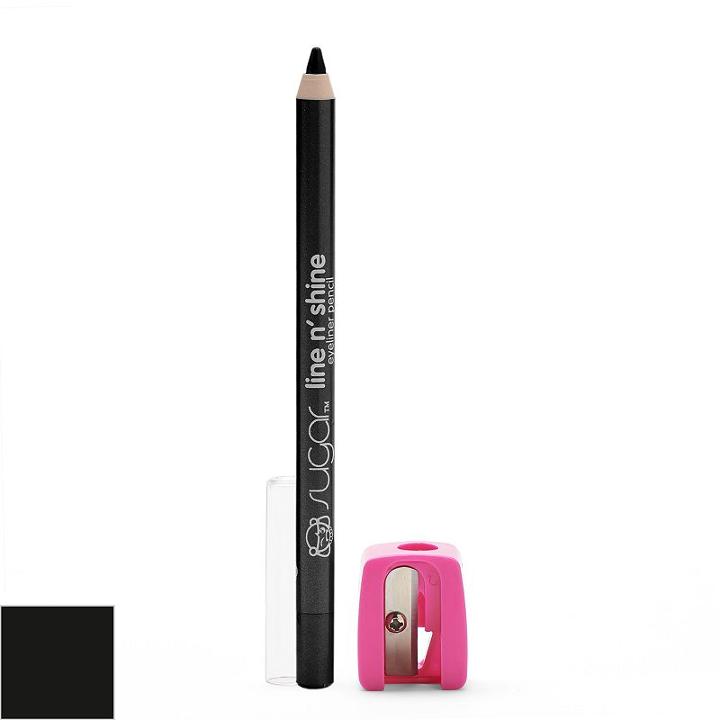 Sugar Line N' Shine Eyeliner Pencil + Bonus Sharpener, Black