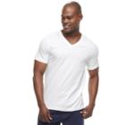 Men's Van Heusen 3-pack Classic-fit V-neck Tees, Size: Medium, White