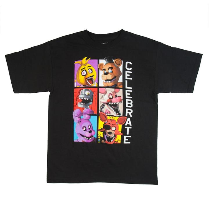 Boys 8-20 Five Nights At Freddy's Tee, Size: Small, Black