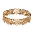 Lc Lauren Conrad Filigree Heart Stretch Bracelet, Women's, Gold