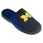 Men's Michigan Wolverines Scuff Slippers, Size: Large, Black