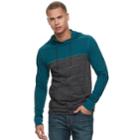 Men's Urban Pipeline&reg; Colorblock Hooded Tee, Size: Medium, Blue