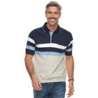 Men's Safe Harbor Banded-bottom Polo, Size: Medium, Blue (navy)
