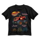Boys 4-7 Blaze And The Monster Machines Revved Up! Graphic Tee, Boy's, Size: 4, Black