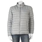 Men's Dockers Packable Down Jacket, Size: Xl, Med Grey