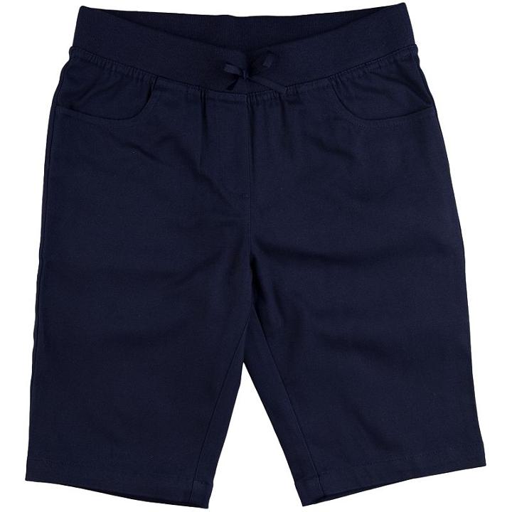 Plus Size Girls 4-16 & Plus Chaps School Uniform Pull-on Bermuda Shorts, Girl's, Size: 8 1/2, Blue (navy)