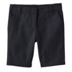 Girls 4-16 Chaps Skinny Bermuda Shorts, Girl's, Size: 6, Blue (navy)