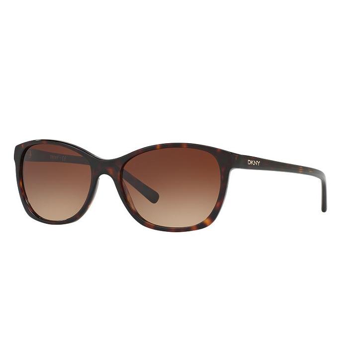 Dkny Dy4093 56mm Essentials Square Gradient Sunglasses, Women's, Med Brown