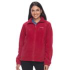 Women's Columbia Three Lakes Fleece Jacket, Size: Small, Brt Red