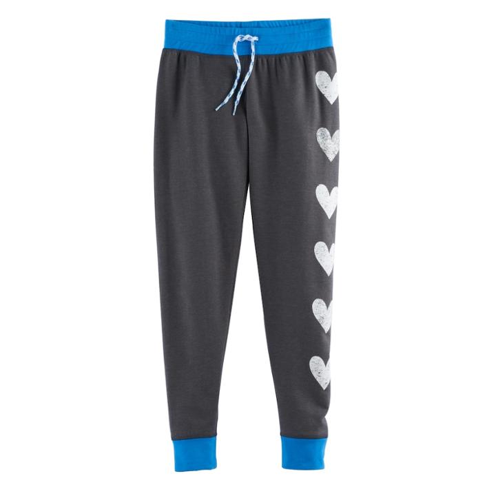Girls 7-16 & Plus Size So&reg; Fleece-lined Jogger Pants, Size: 14, Blue