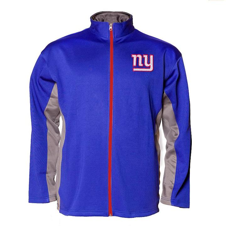 Big & Tall New York Giants Jacket, Men's, Size: M Tall, Blue