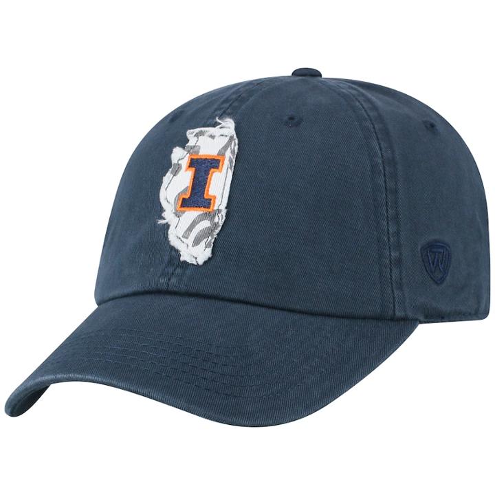 Adult Top Of The World Illinois Fighting Illini Slove Cap, Women's, Blue (navy)