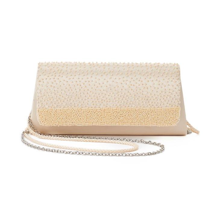 Lenore By La Regale Beaded Flap Clutch, Women's, Pink