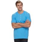 Big & Tall Sonoma Goods For Life&trade; Supersoft Stretch Henley, Men's, Size: 4xb, Med Blue