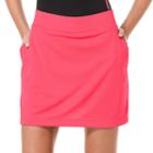 Women's Grand Slam Knit Golf Skort, Size: Xl, Brt Pink