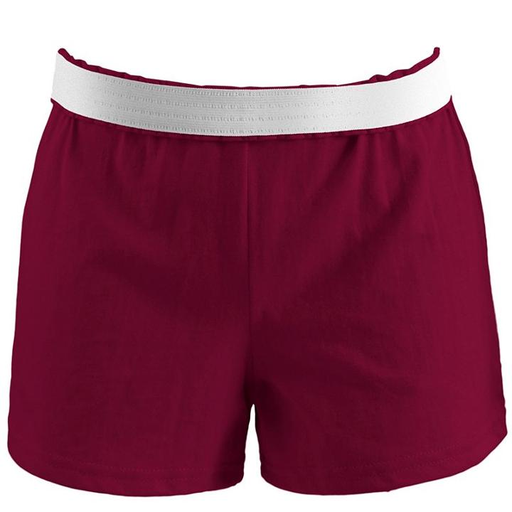 Juniors' Soffe Fold-over Athletic Shorts, Kids Unisex, Size: Small, Red