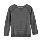 Boys 4-7x Sonoma Goods For Life&trade; Striped Raglan Tee, Size: 6, Dark Grey