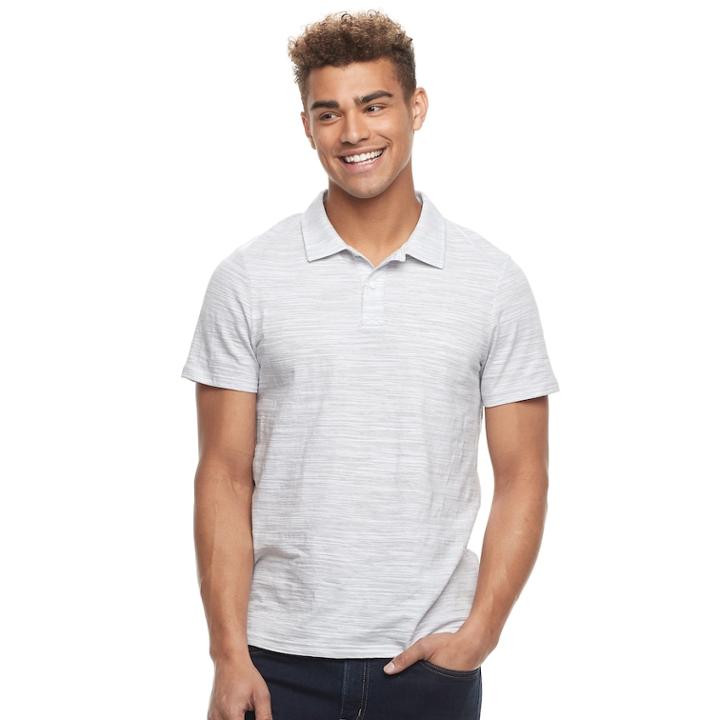 Men's Urban Pipeline&reg; Textured Polo, Size: Small, Grey