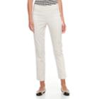 Women's Dana Buchman Slimming Midrise Pull-on Pants, Size: Xl, Lt Beige