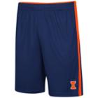 Men's Colosseum Illinois Fighting Illini Shorts, Size: Large, Grey (charcoal)