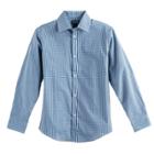 Boys 8-20 Chaps Gingham Button-down Shirt, Size: 18-20, Green Oth