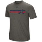 Men's Under Armour Atlanta Braves Stripe Graphic Tee, Size: Small, Med Grey