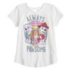 Girls 4-10 Jumping Beans&reg; Always Pawsome Everest, Skye & Marshall Crossback Graphic Tee, Size: 5, White