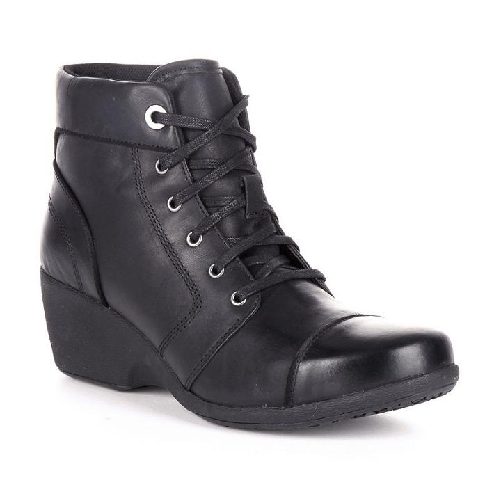Rocky 4eursole Forte Women's Waterproof Wedge Ankle Boots, Size: 37, Black