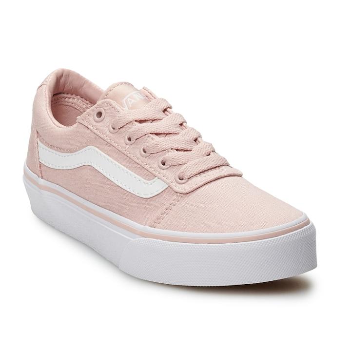 Vans Ward Low Girls' Skate Shoes, Size: 3, Lt Brown