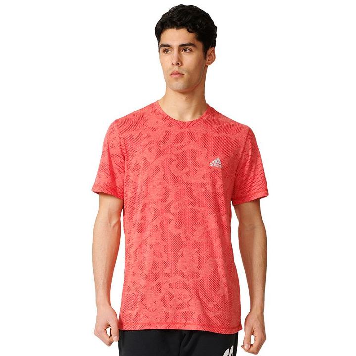 Men's Adidas Climacool Aeroknit New Dot Tee, Size: Xl, Med Red