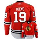 Boys 8-20 Reebok Chicago Blackhawks Jonathan Toews Nhl Replica Jersey, Boy's, Size: L-xl, Red