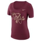 Women's Nike Florida State Seminoles Local Elements Tee, Size: Medium, Red