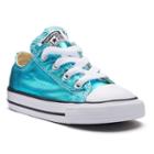 Toddler Converse Chuck Taylor All Star Metallic Shoes, Girl's, Size: 4 T, Light Blue