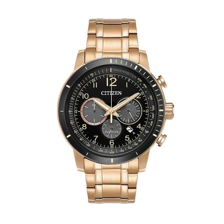 Citizen Eco-drive Men's Brycen Stainless Steel Watch - Ca4359-55e, Size: Large, Pink