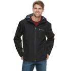 Men's Free Country Waterproof Dobby Hooded Rain Jacket, Size: Small, Oxford