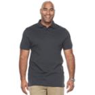 Big & Tall Apt. 9&reg; Regular-fit Soft Touch Stretch Interlock Polo, Men's, Size: 3xl Tall, Grey