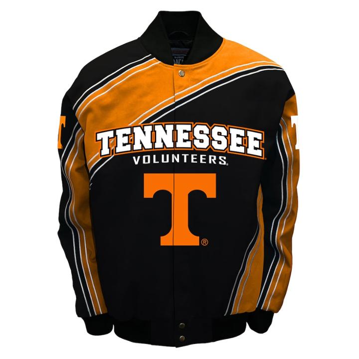 Men's Franchise Club Tennessee Volunteers Warrior Twill Jacket, Size: Large, Black
