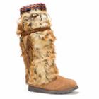 Muk Luks Leela Faux Fur Women's Knee-high Winter Boots, Girl's, Size: 7, Dark Brown