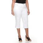 Plus Size Croft & Barrow&reg; Curvy Fit Dress Pants, Women's, Size: 20 W, White