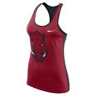 Women's Nike Arkansas Razorbacks Dri-fit Touch Tank Top, Size: Small, Red